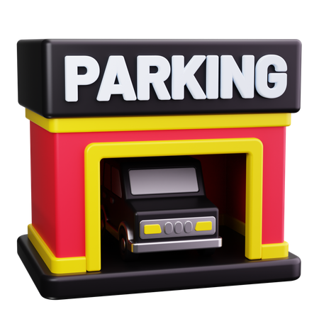 Car Parking  3D Icon