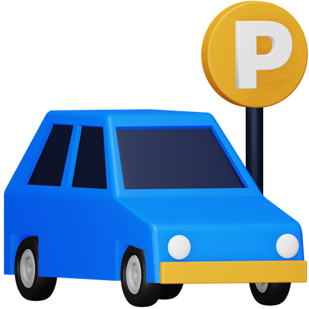 Car Parking 3D Icon