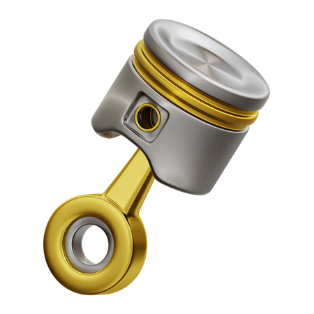 자동차 피스톤  3D Icon