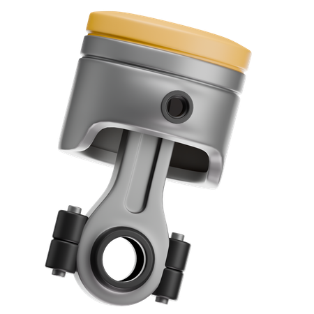 자동차 피스톤  3D Icon