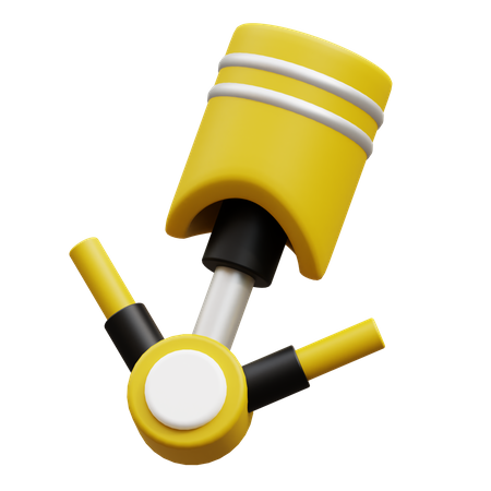 Car Piston  3D Icon