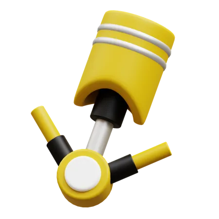 Car Piston  3D Icon