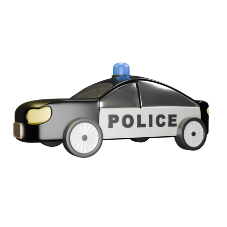 Car Police  3D Icon