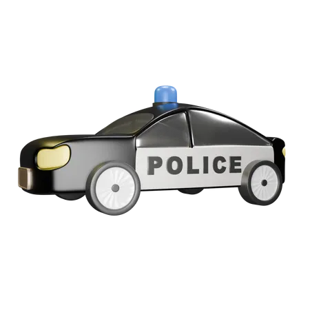Car Police  3D Icon