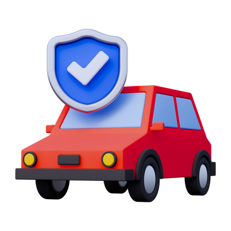 Car Protection  3D Icon