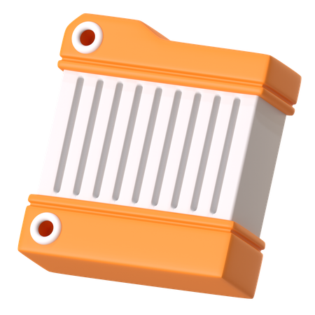 Car Radiator  3D Icon