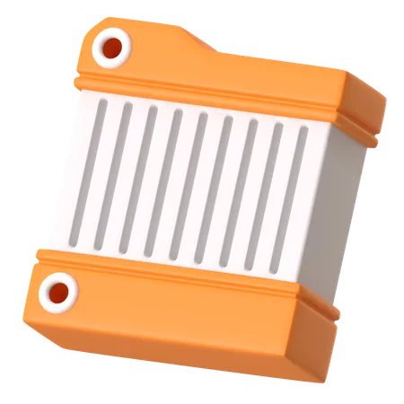 Car Radiator  3D Icon