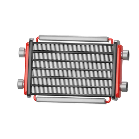 Car Radiator  3D Icon