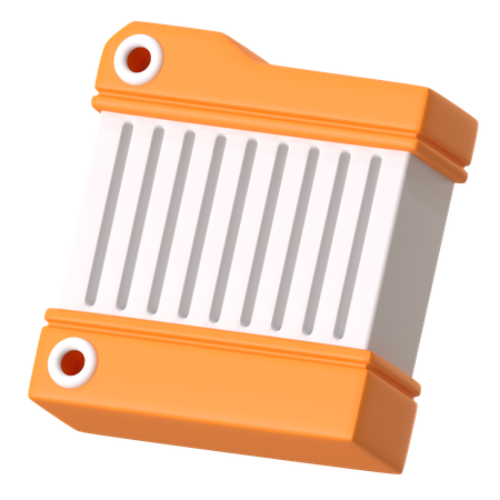 Car Radiator  3D Icon
