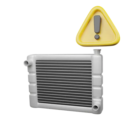 Car Radiator Warning  3D Icon