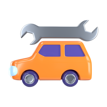 Car Repair  3D Icon