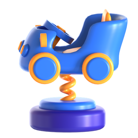 Car Ride Toy  3D Icon