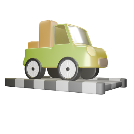 Car Road  3D Icon