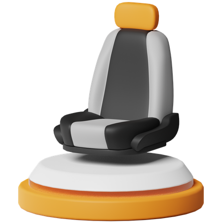 Car Seat  3D Icon