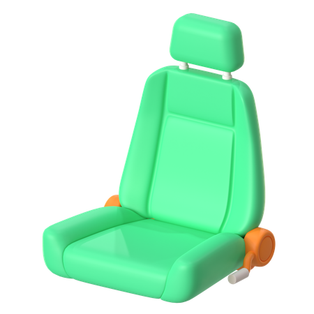 Car Seat  3D Icon