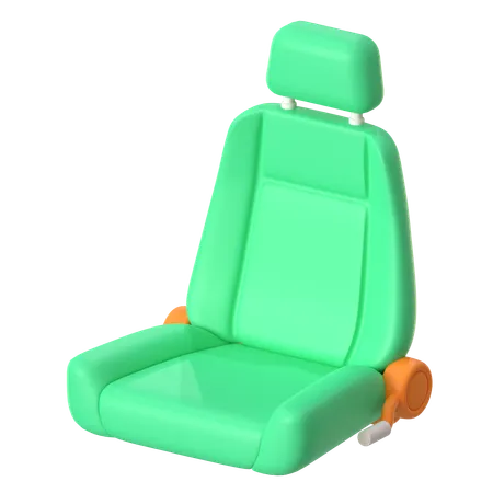 Car Seat  3D Icon