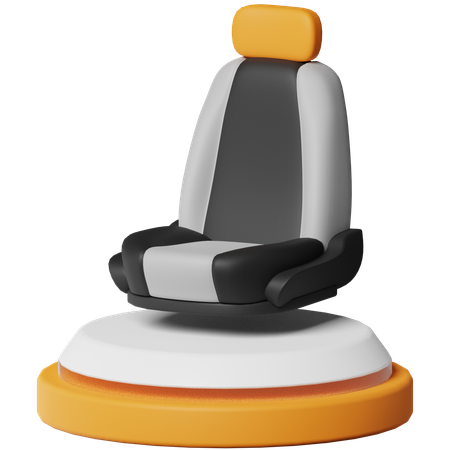 Car Seat  3D Icon