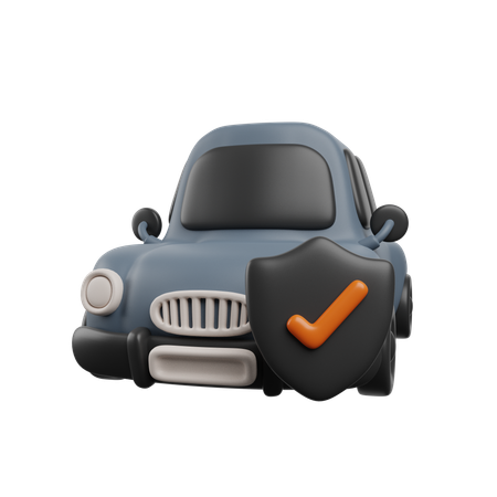 Car Security  3D Icon