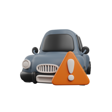 Car Service Alert  3D Icon