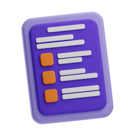 Car Service Card  3D Icon
