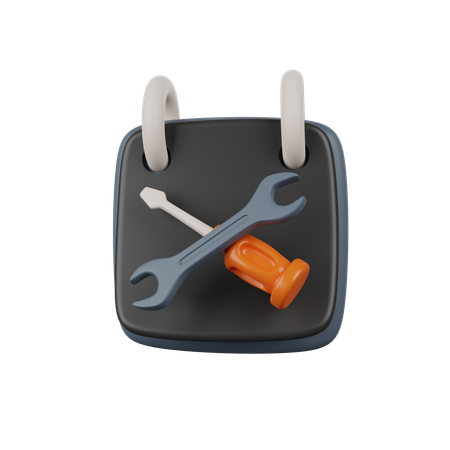 Car Service Date  3D Icon