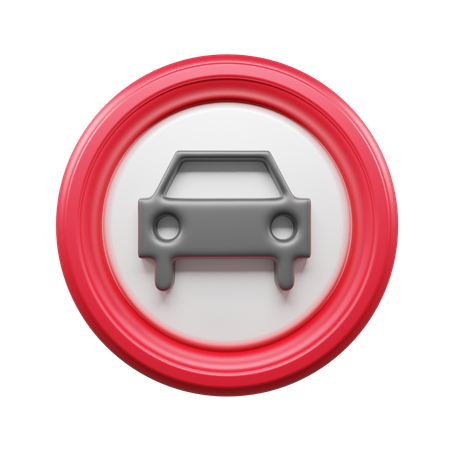 Car Sign  3D Icon