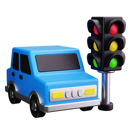 Car Signal  3D Icon