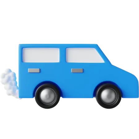 Car smoke  3D Icon