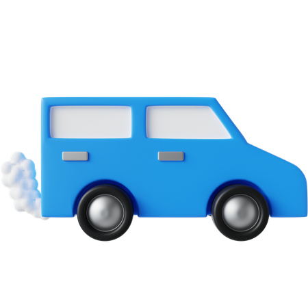 Car smoke  3D Icon