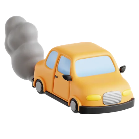 Car Smoke  3D Icon
