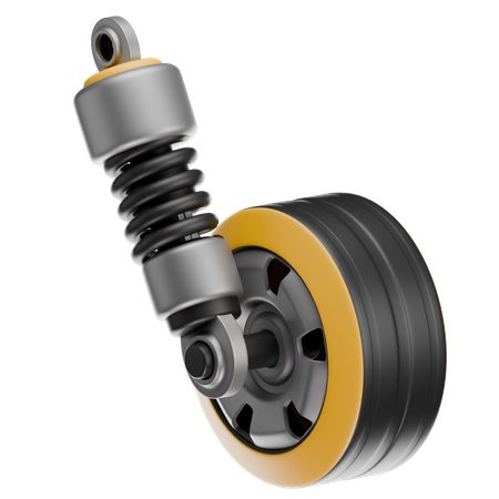 Car Suspension  3D Icon