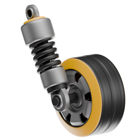 Car Suspension  3D Icon