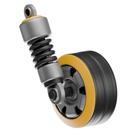 Car Suspension  3D Icon
