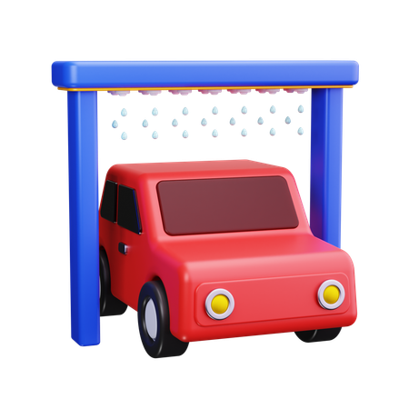 Car Wash  3D Icon