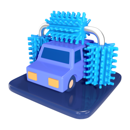 Car Wash  3D Icon