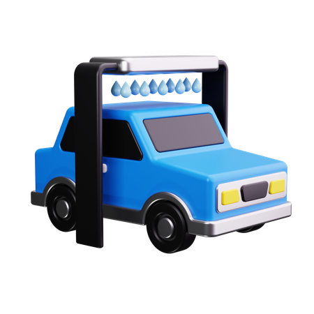 Car Wash  3D Icon