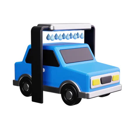 Car Wash  3D Icon