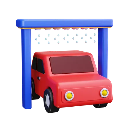 Car Wash  3D Icon