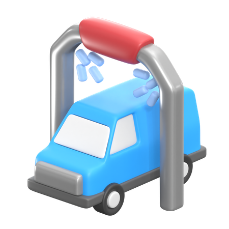 Car Wash Machine  3D Icon
