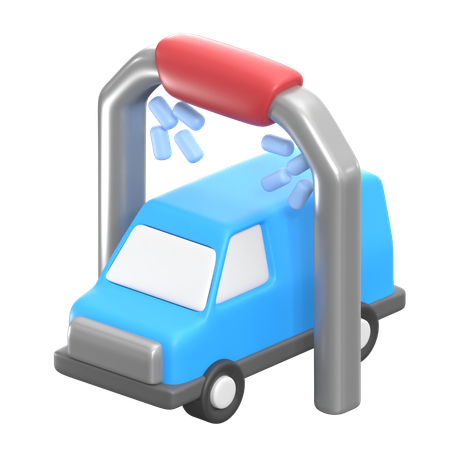 Car Wash Machine  3D Icon