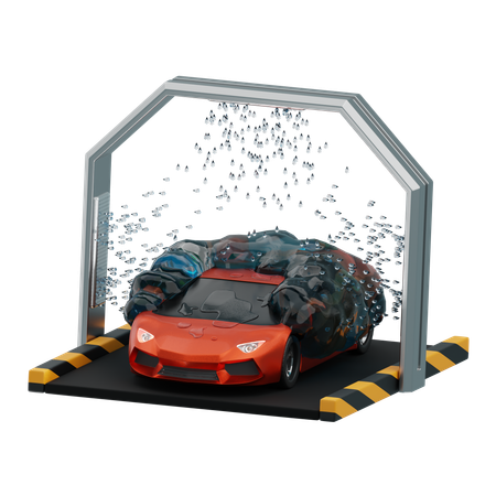 Car Washing  3D Icon