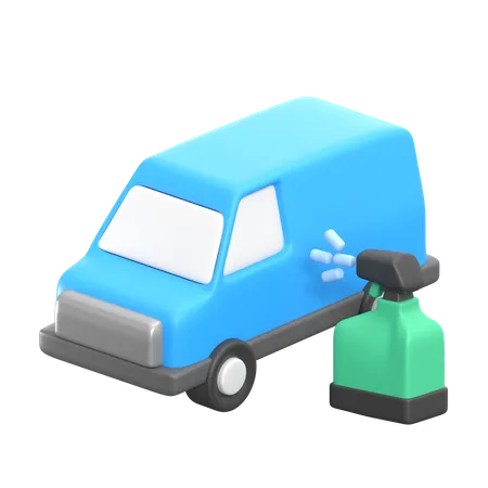 Car Waxing  3D Icon