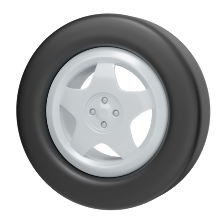 Car Wheel  3D Icon