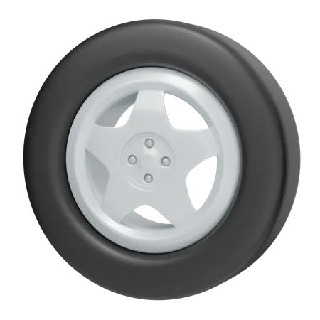 Car Wheel  3D Icon