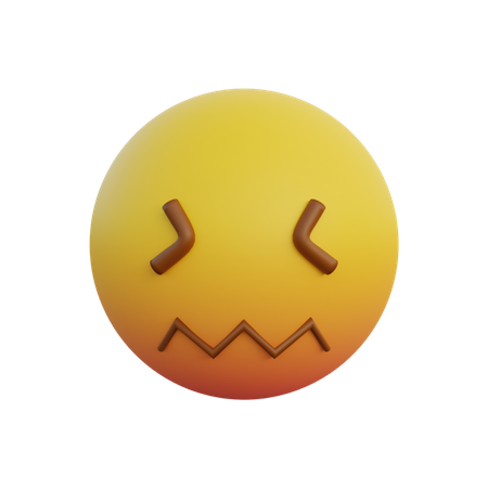 Cara de amargado  3D Emoji