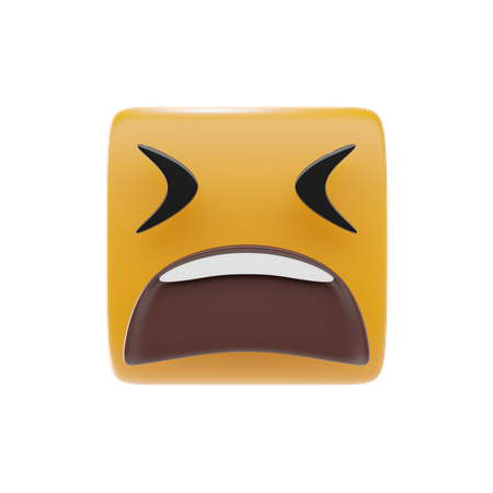 Emoji de cara cansada  3D Icon