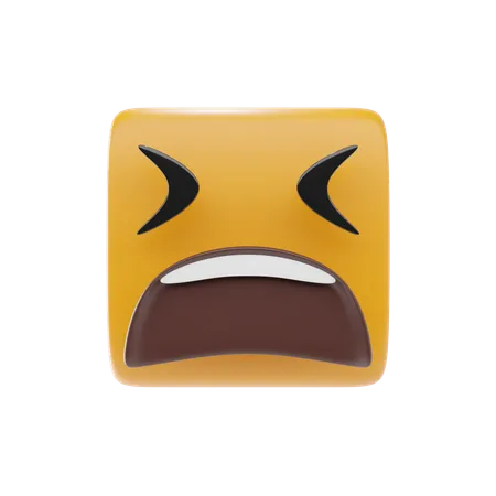 Emoji de cara cansada  3D Icon