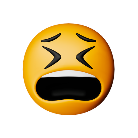 Emoji de cara cansada  3D Icon