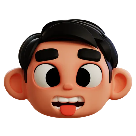 Emoji de cara con lengua  3D Icon