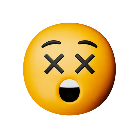 Emoji de cara con ojos tachados  3D Icon